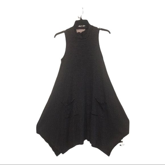 Philosophy Dresses & Skirts - PHILOSOPHY Dress Sleeveless Handkerchief Hem Striped Pull On Size S